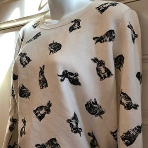Bunny patterned sweater